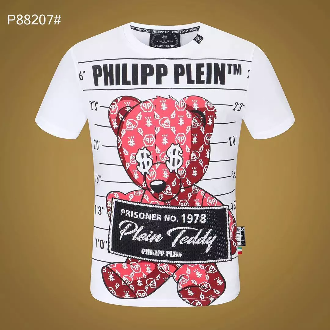 Philipp Plein PP T-Shirts Short Sleeved For Men Practical 6663
