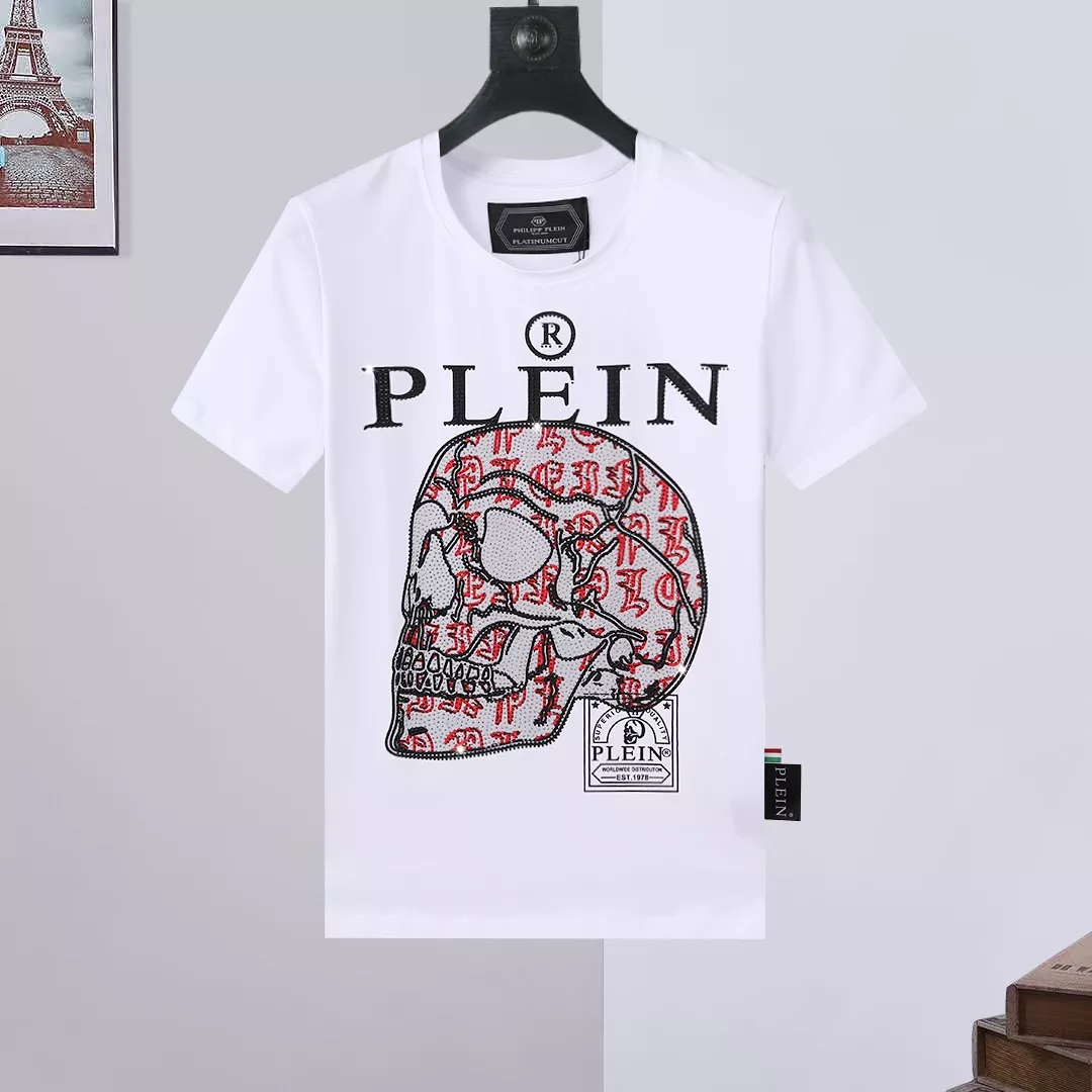 Philipp Plein PP T-Shirts Short Sleeved For Men Refined 1977