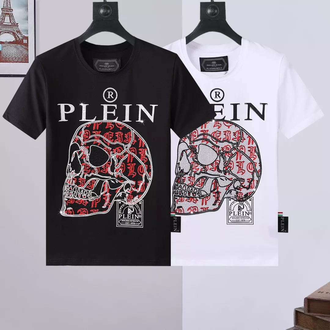 Philipp Plein PP T-Shirts Short Sleeved For Men Refined 1977