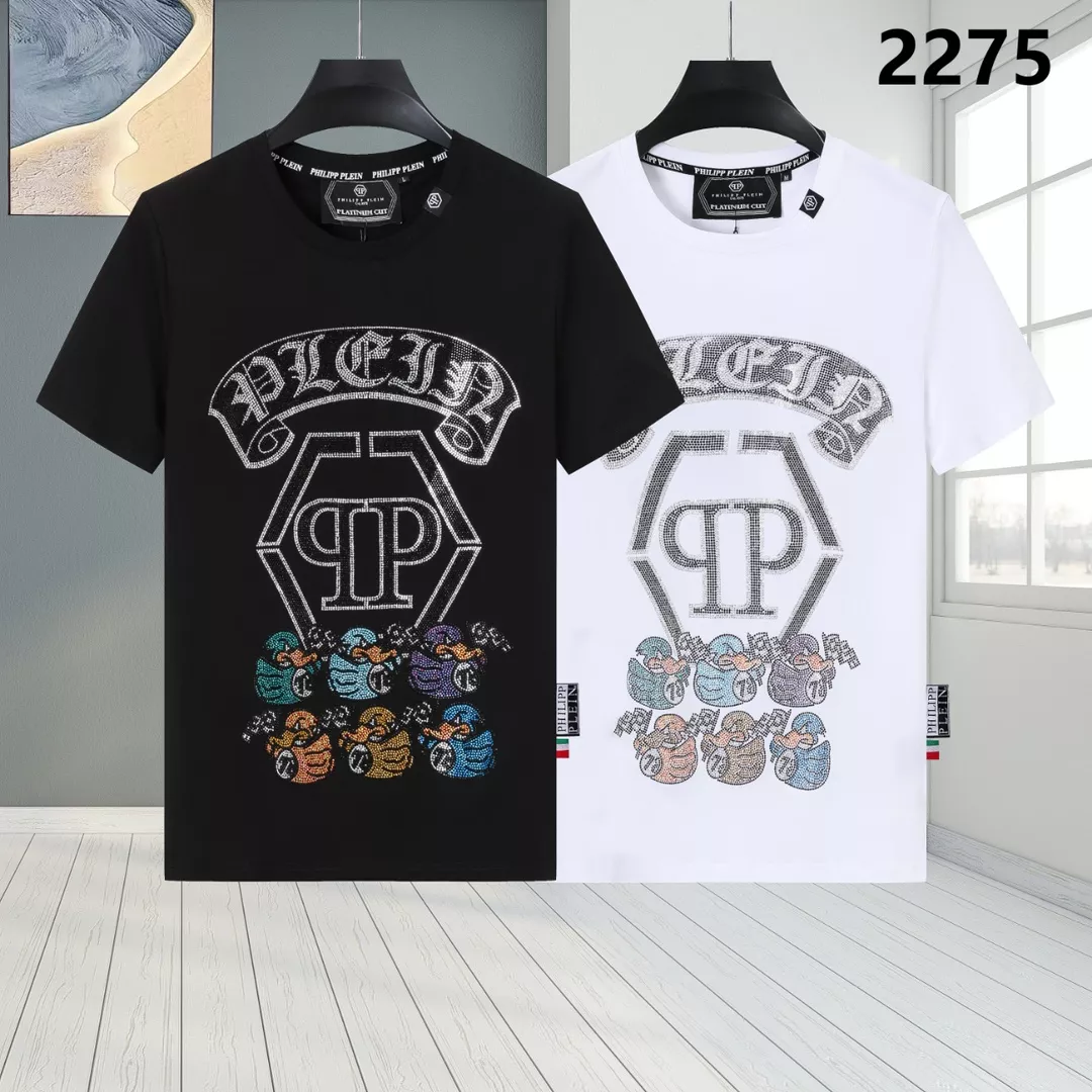 Philipp Plein PP T-Shirts Short Sleeved For Men Sleek 2248