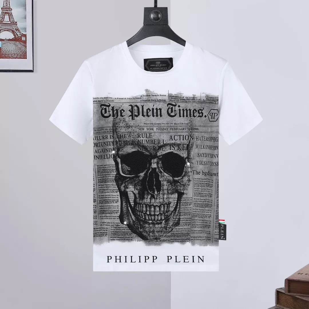 Philipp Plein PP T-Shirts Short Sleeved For Men Sleek 4820