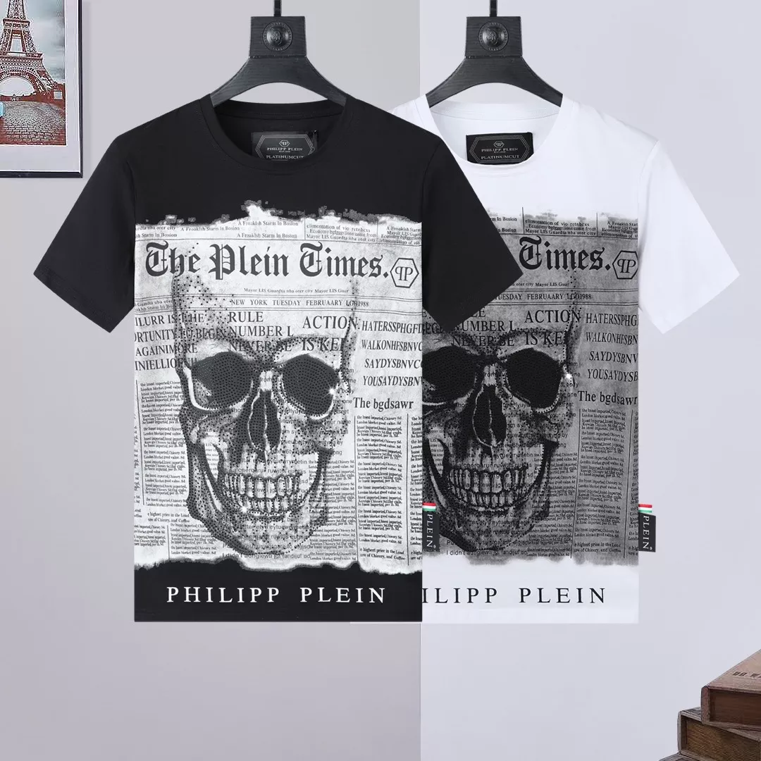 Philipp Plein PP T-Shirts Short Sleeved For Men Sleek 4820