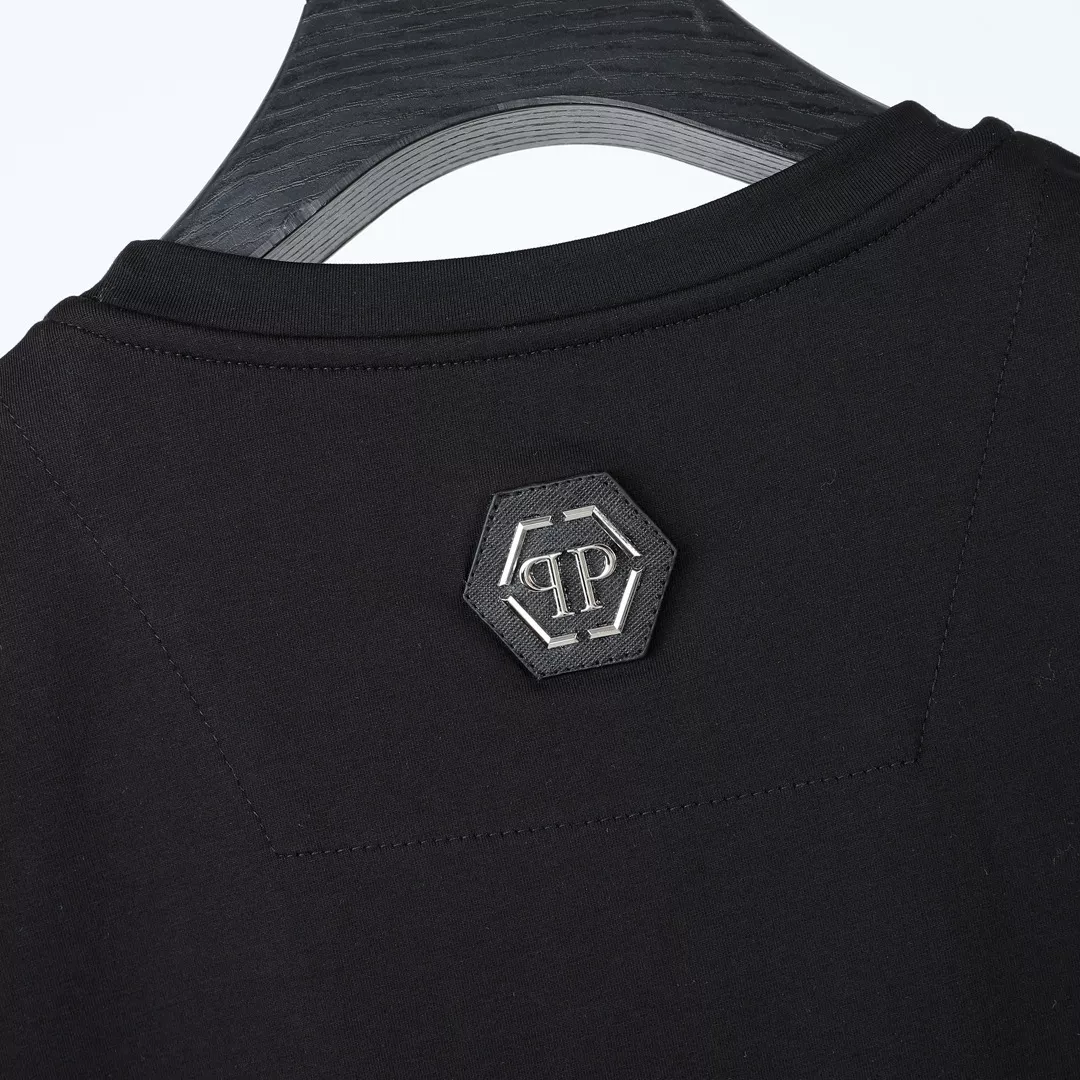 Philipp Plein PP T-Shirts Short Sleeved For Men Sleek 4840