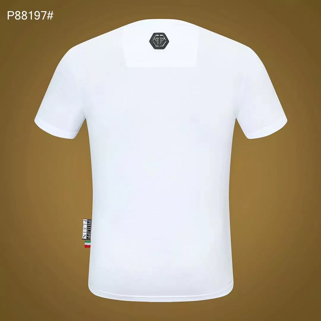 Philipp Plein PP T-Shirts Short Sleeved For Men Sleek 7023