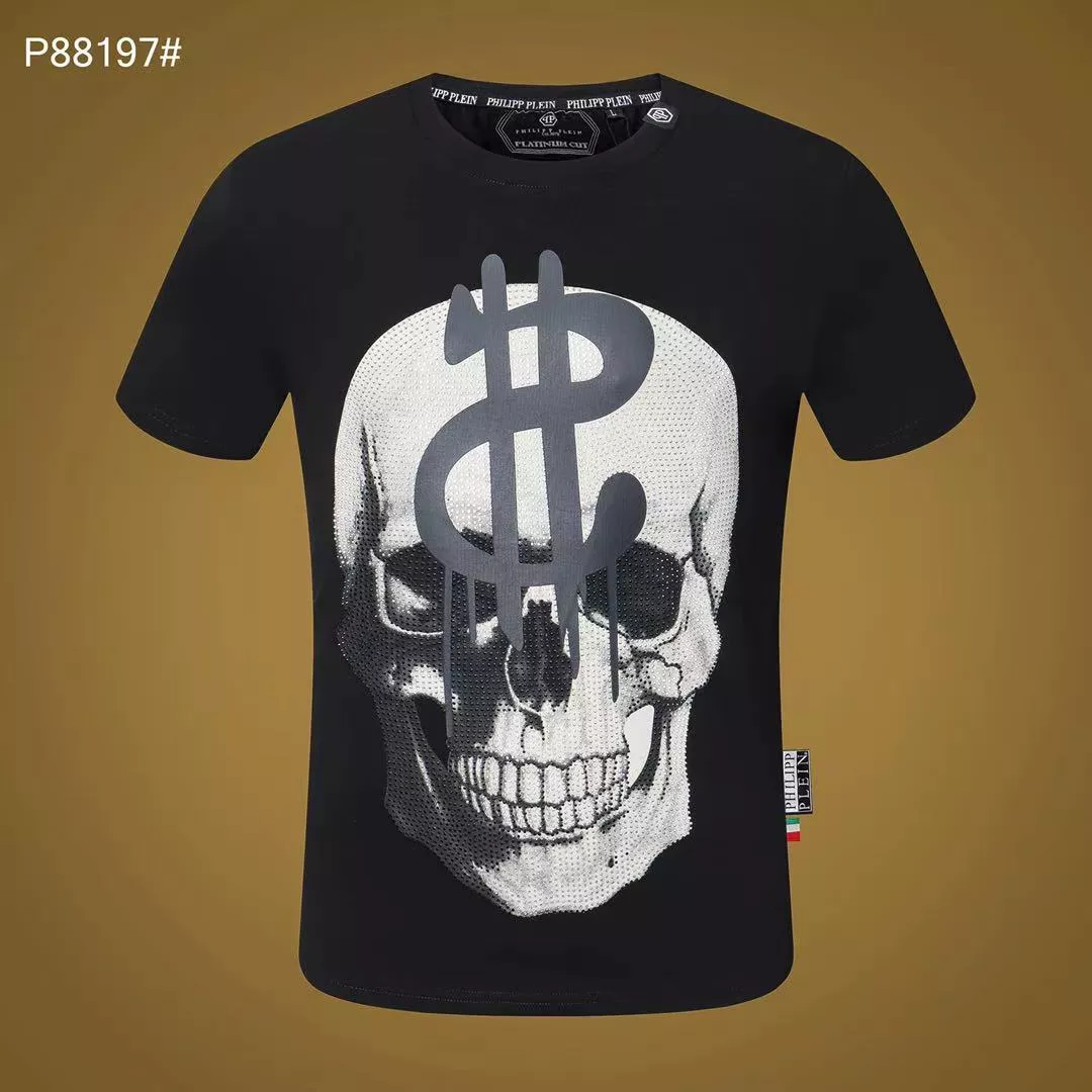 Philipp Plein PP T-Shirts Short Sleeved For Men Soft 3089