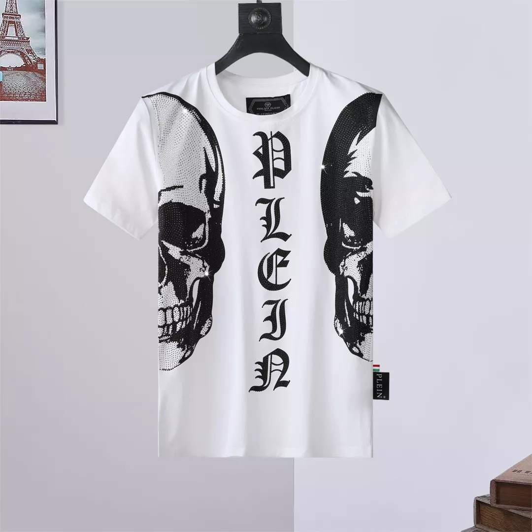 Philipp Plein PP T-Shirts Short Sleeved For Men Soft 6375