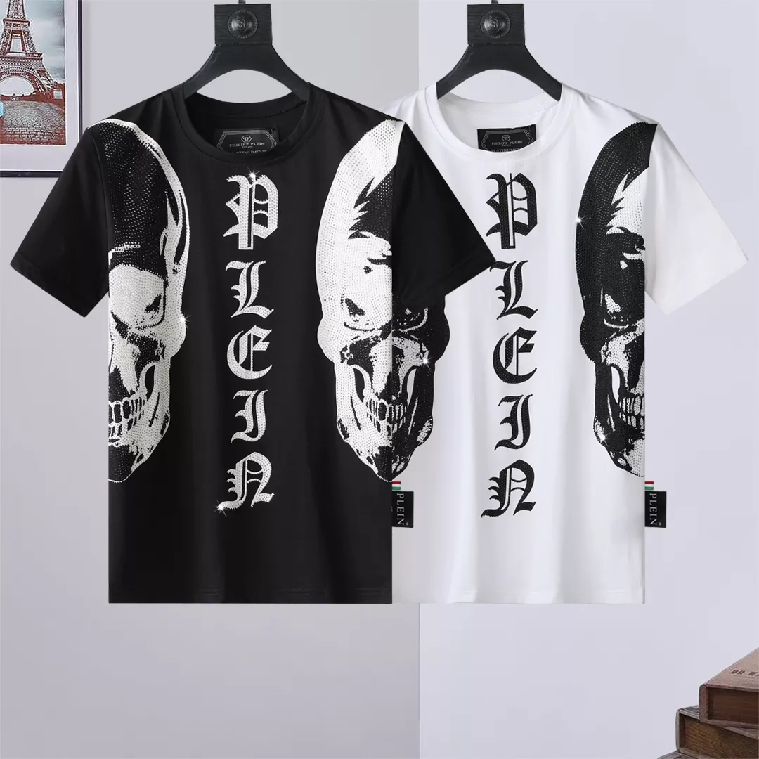 Philipp Plein PP T-Shirts Short Sleeved For Men Soft 6375