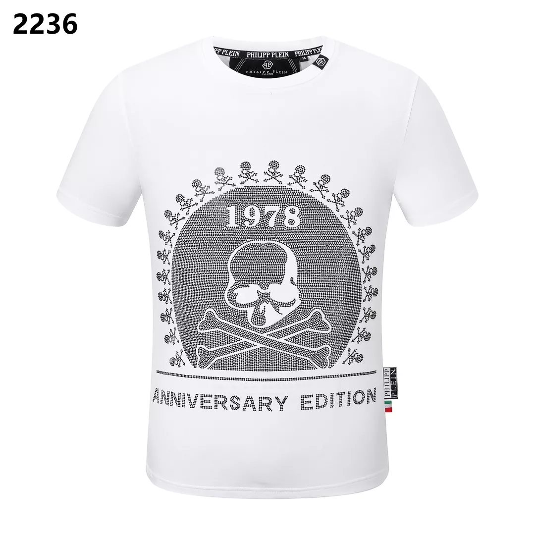 Philipp Plein PP T-Shirts Short Sleeved For Men Timeless 5222