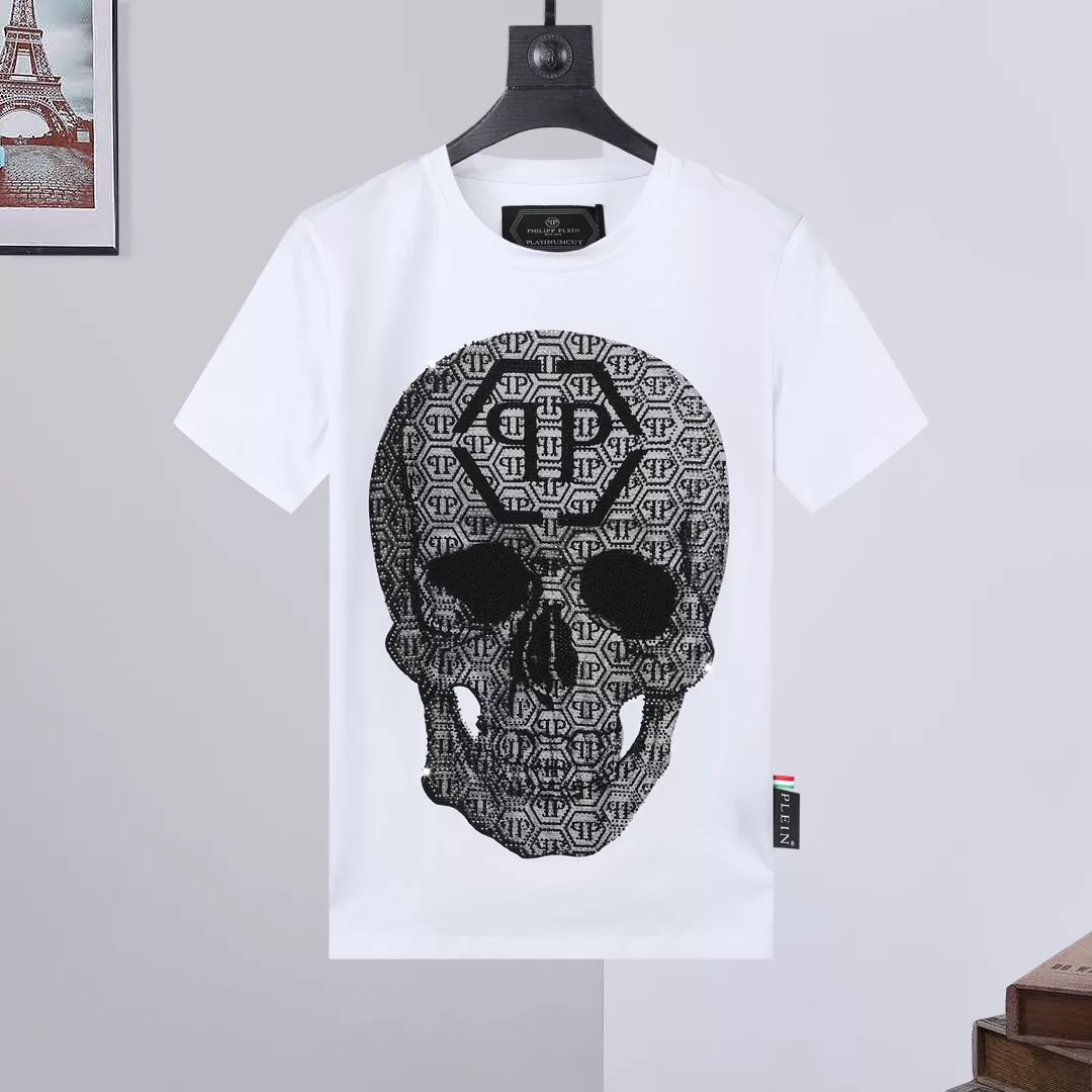 Philipp Plein PP T-Shirts Short Sleeved For Men Timeless 7921