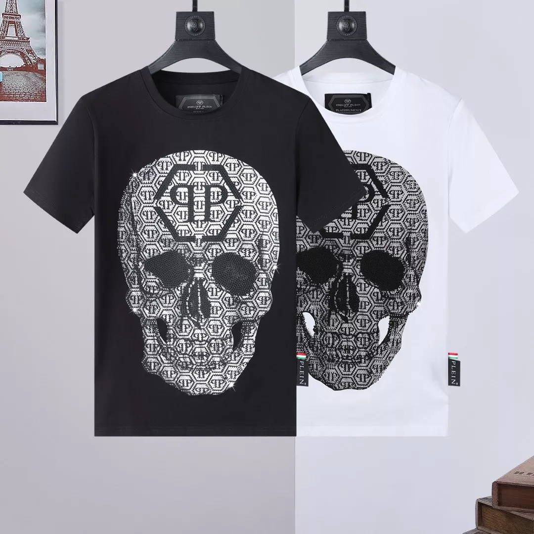 Philipp Plein PP T-Shirts Short Sleeved For Men Timeless 7921