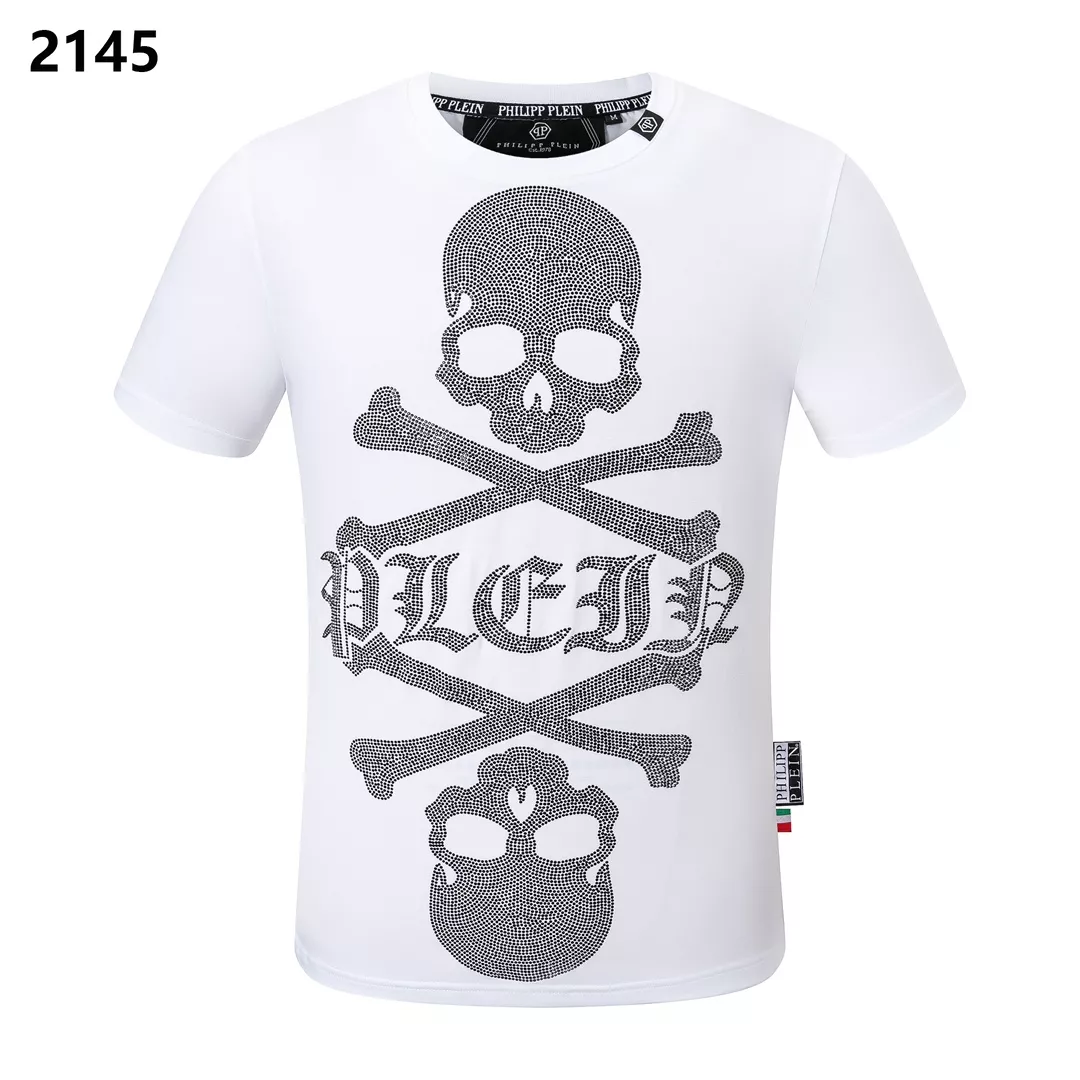 Philipp Plein PP T-Shirts Short Sleeved For Men Trendsetting 8130