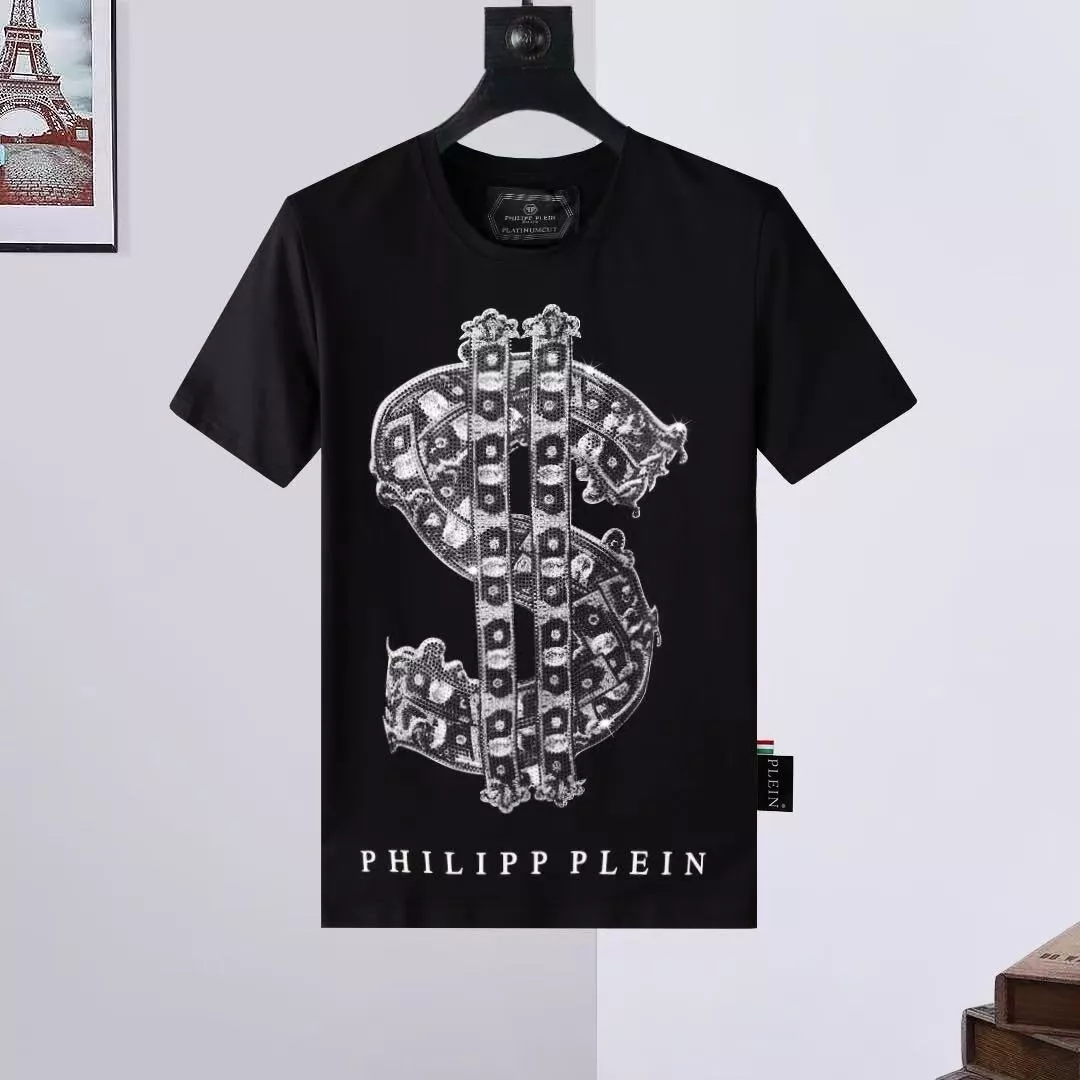 Philipp Plein PP T-Shirts Short Sleeved For Men Trendsetting 8753