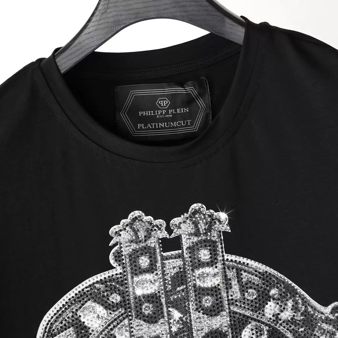 Philipp Plein PP T-Shirts Short Sleeved For Men Trendsetting 8753
