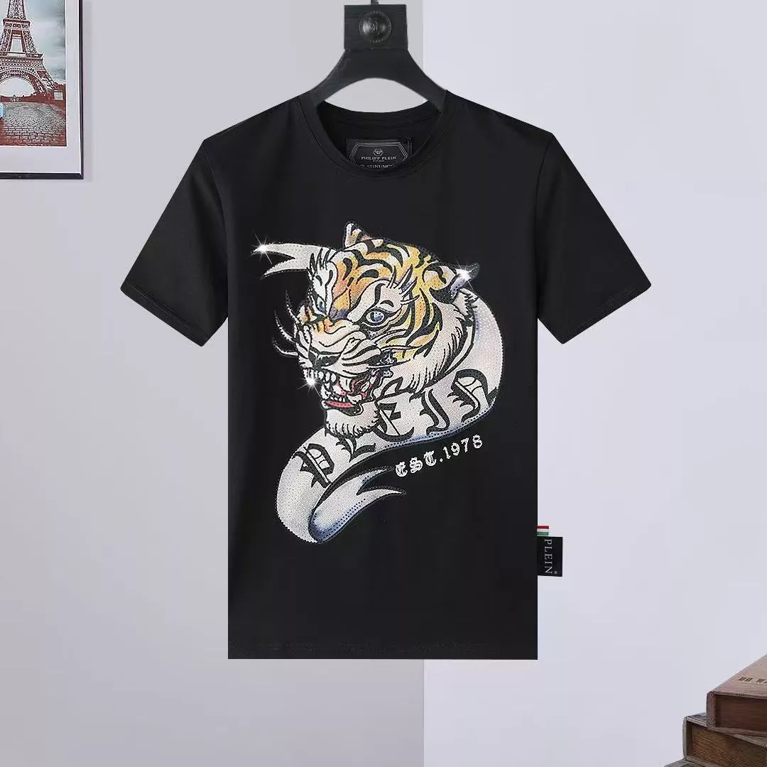 Philipp Plein PP T-Shirts Short Sleeved For Men Trendy 3760