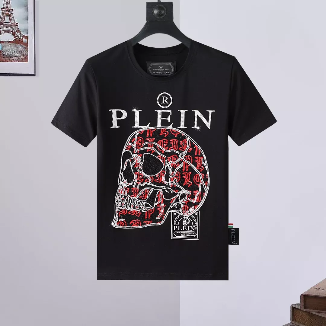 Philipp Plein PP T-Shirts Short Sleeved For Men Trendy 7042
