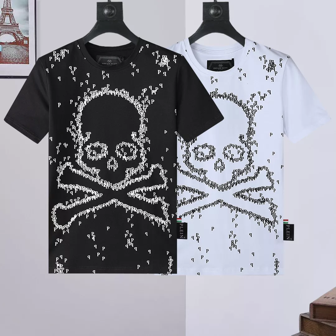 Philipp Plein PP T-Shirts Short Sleeved For Men Vibrant 2784