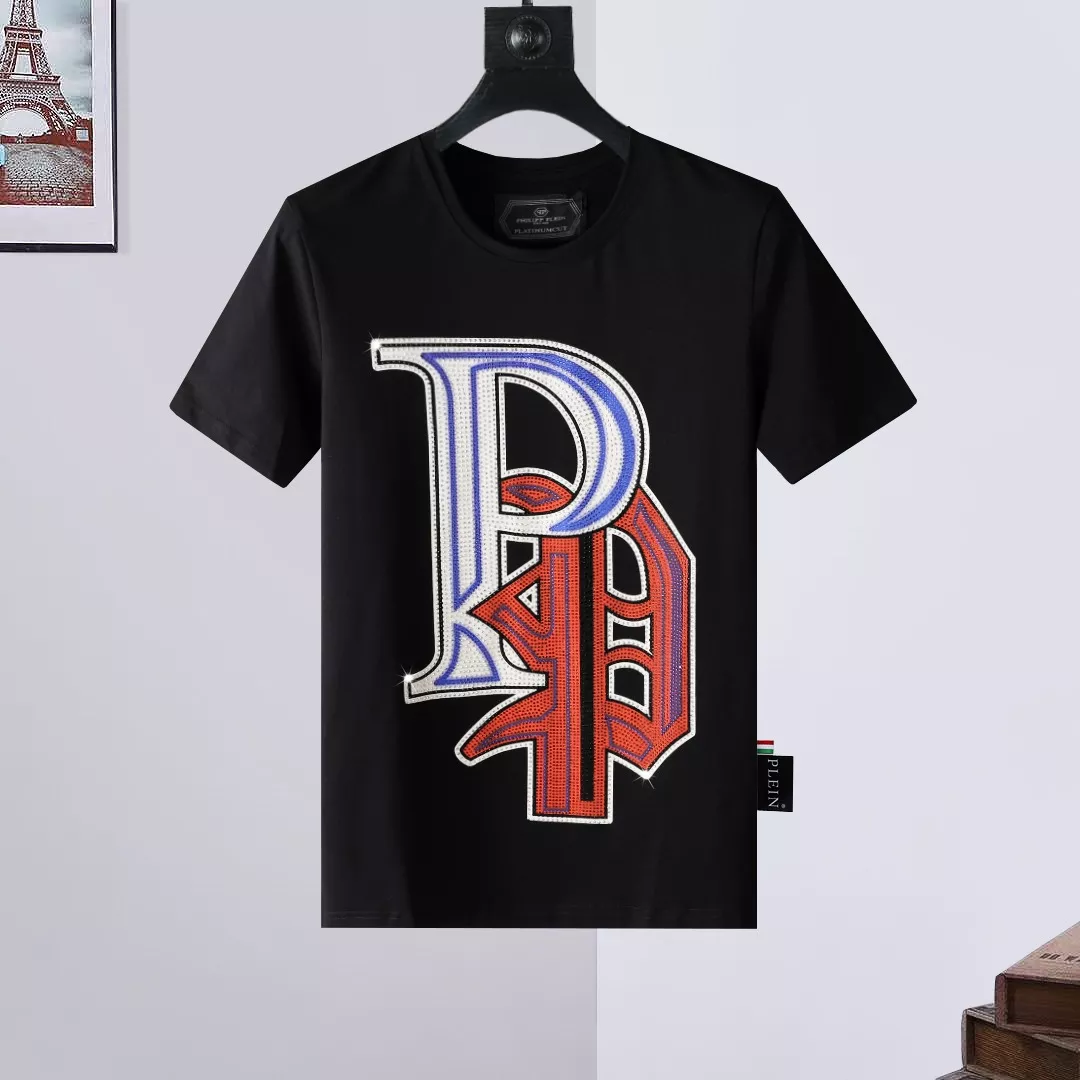Philipp Plein PP T-Shirts Short Sleeved For Men Vibrant 8658