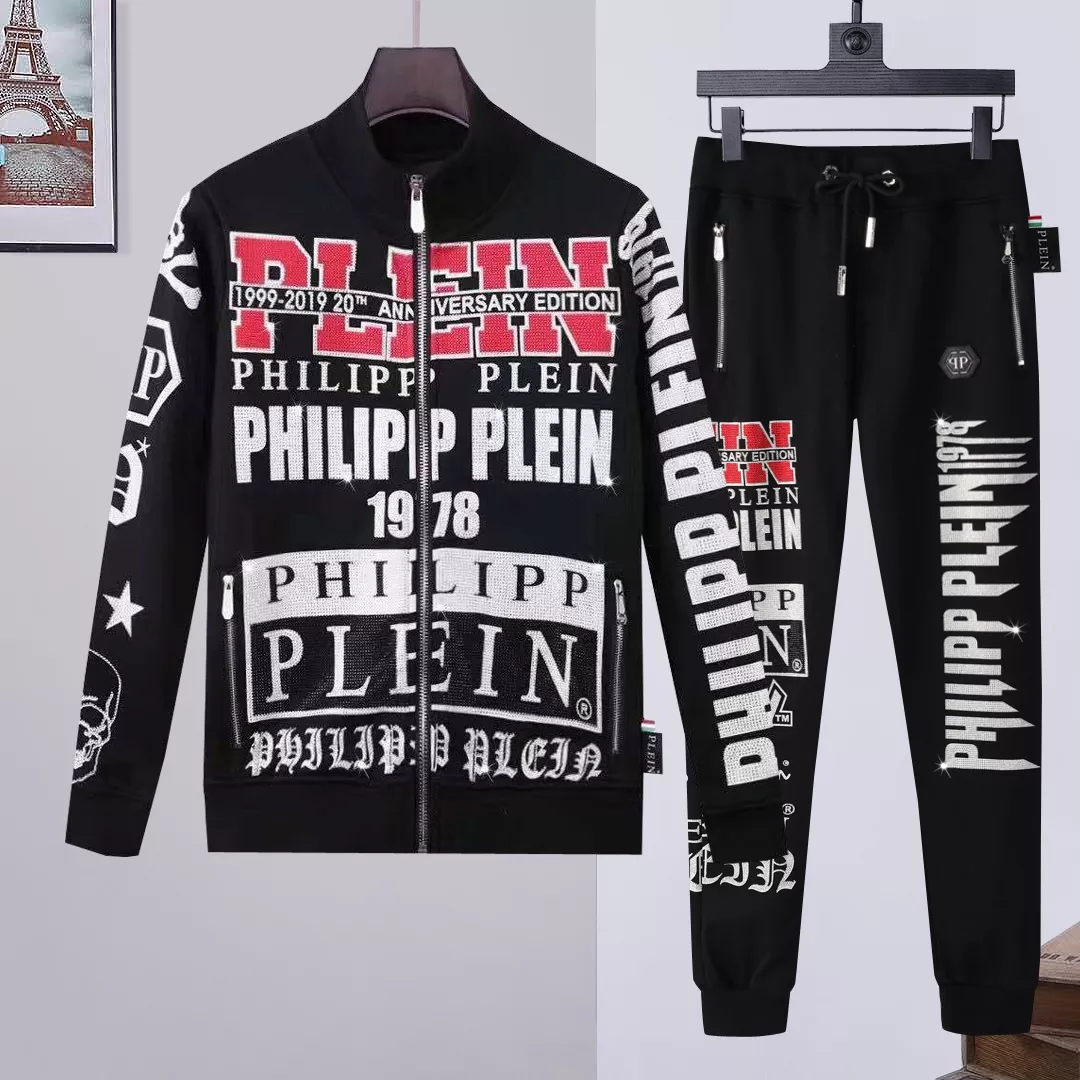 Philipp Plein PP Tracksuits Long Sleeved For Men Comfortable 3330