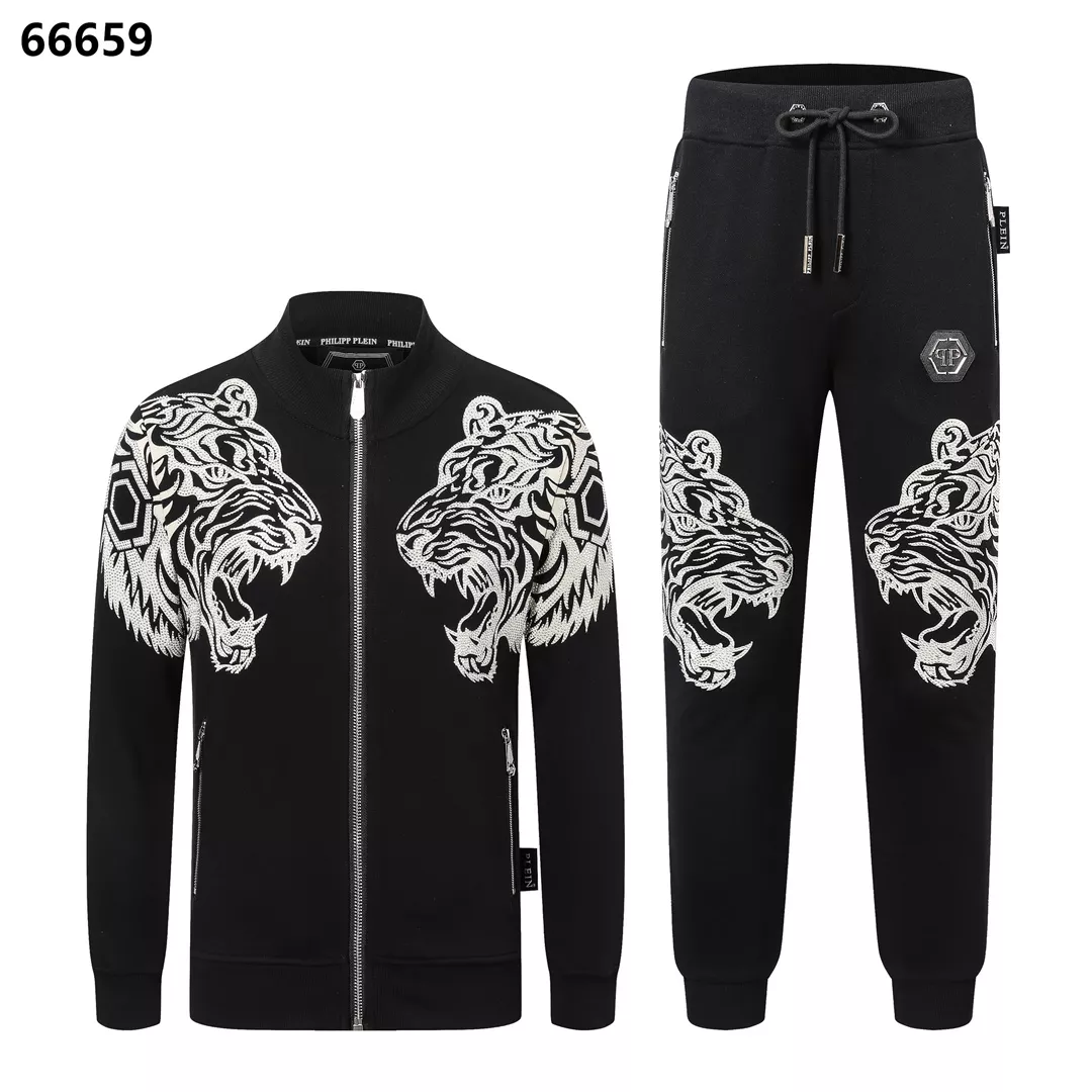 Philipp Plein PP Tracksuits Long Sleeved For Men Durable 4060