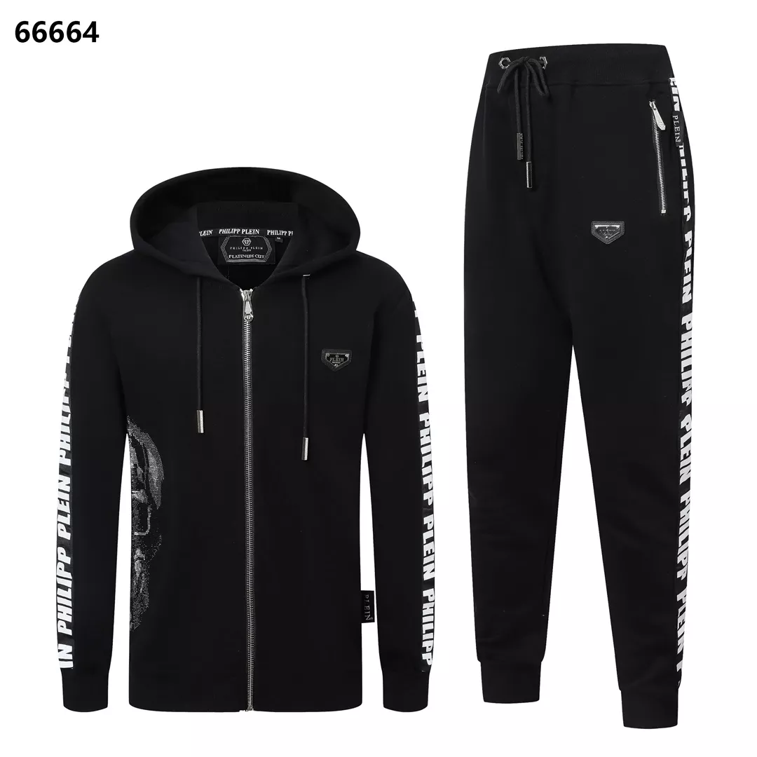 Philipp Plein PP Tracksuits Long Sleeved For Men Flexible 9432