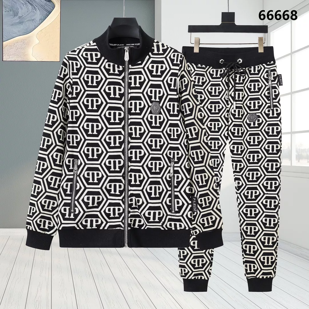Philipp Plein PP Tracksuits Long Sleeved For Men GoodFit 5467