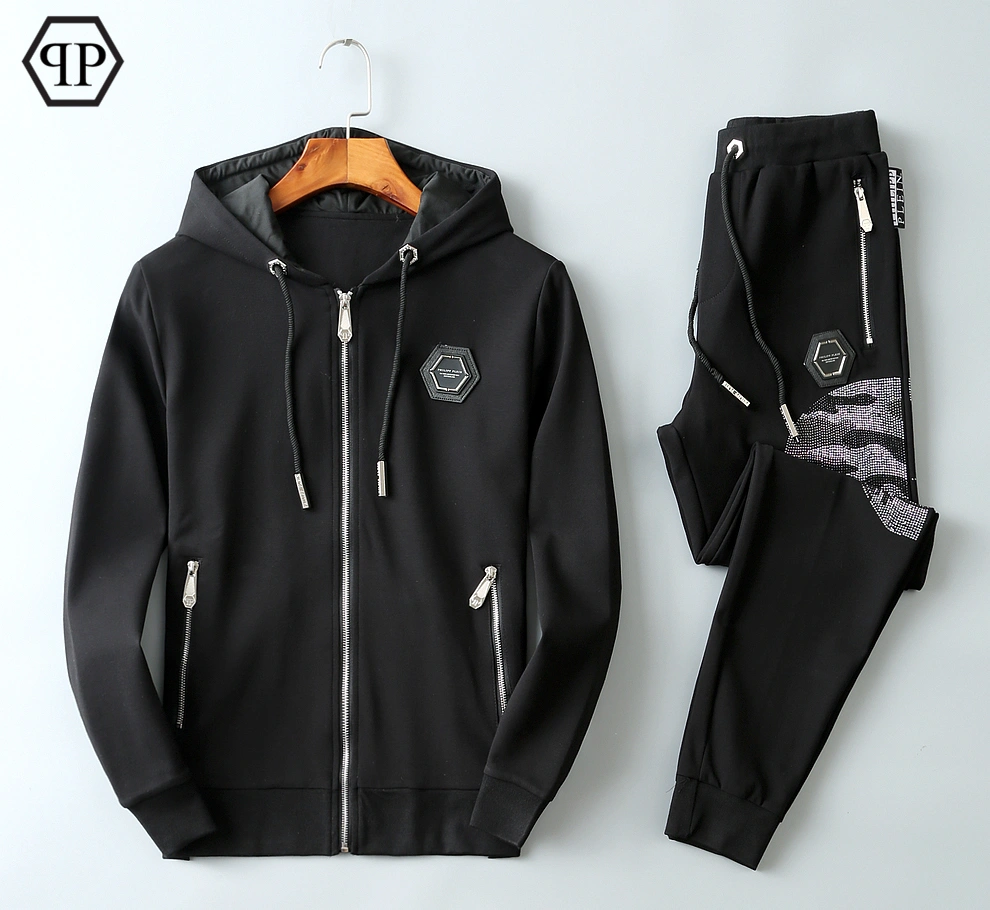 Philipp Plein PP Tracksuits Long Sleeved For Men Trendsetting 1710