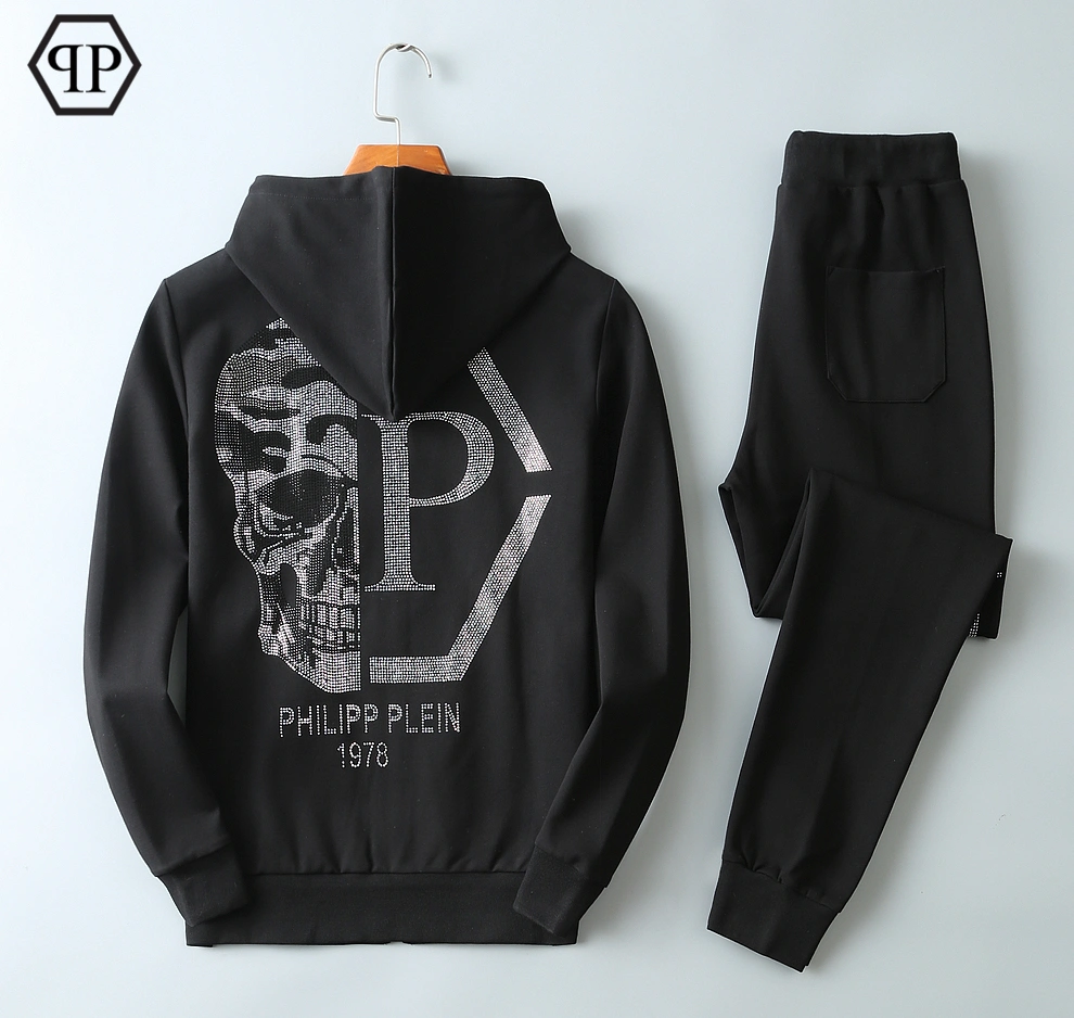 Philipp Plein PP Tracksuits Long Sleeved For Men Trendsetting 1710