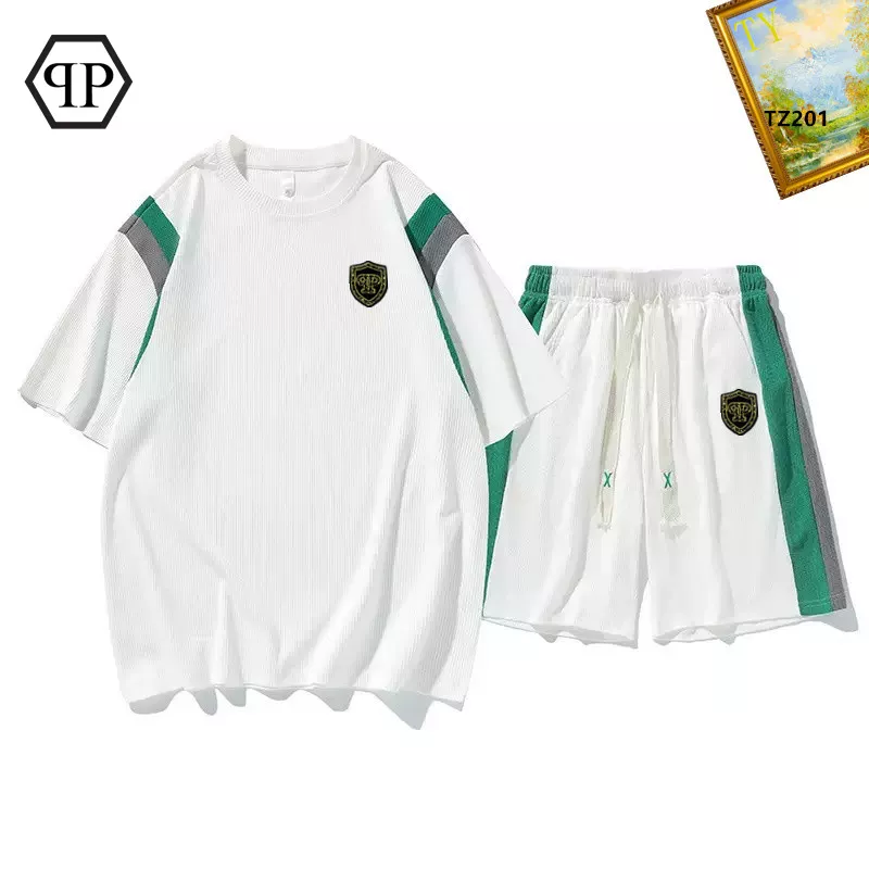 Philipp Plein PP Tracksuits Short Sleeved For Men Timeless 5433