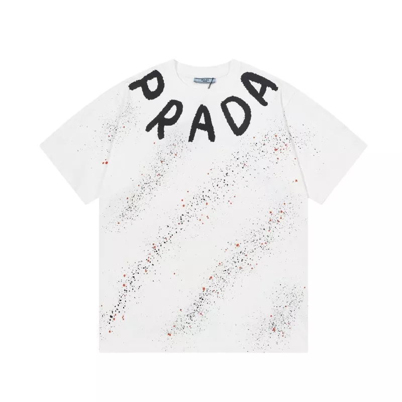 Popular 1325 Prada T-Shirts Short Sleeved For Unisex