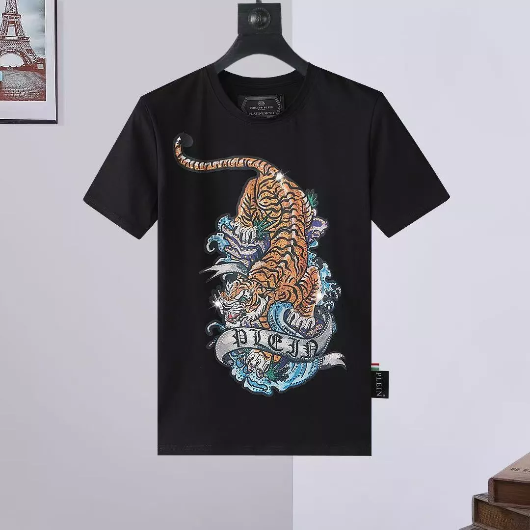 Popular 1598 Philipp Plein PP T-Shirts Short Sleeved For Men