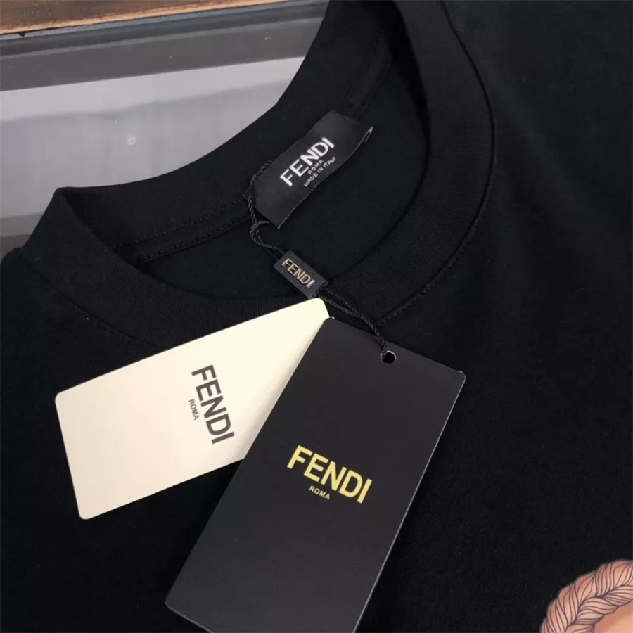Popular 1626 Fendi T-Shirts Short Sleeved For Unisex