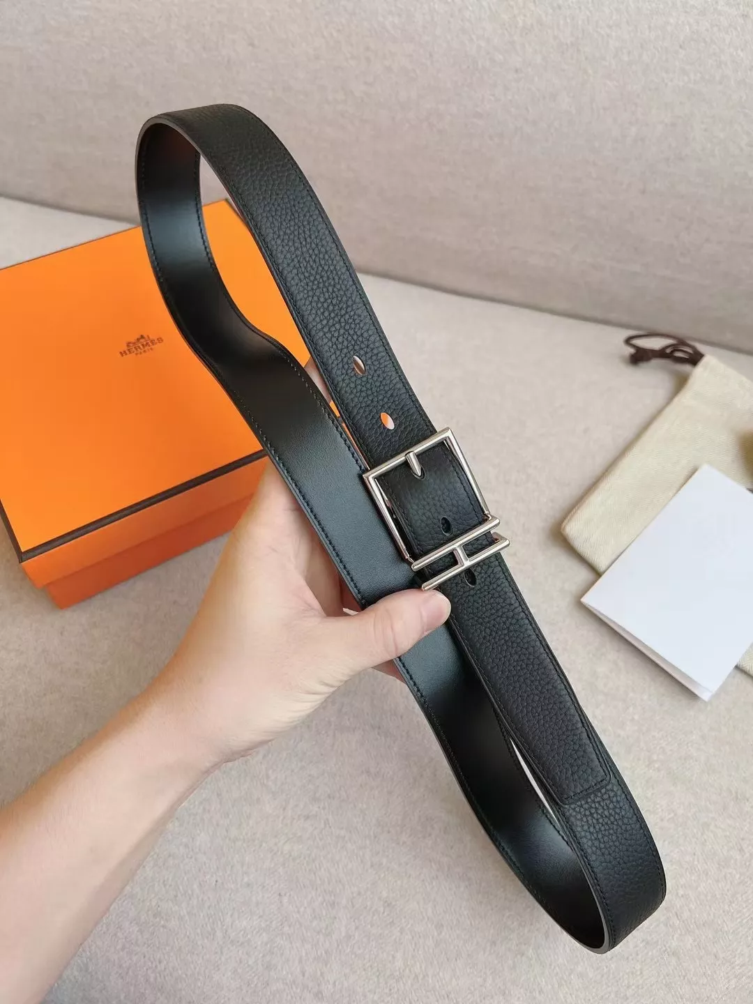 Popular 1813 Hermes AAA Quality Belts In 3.8cm For Unisex