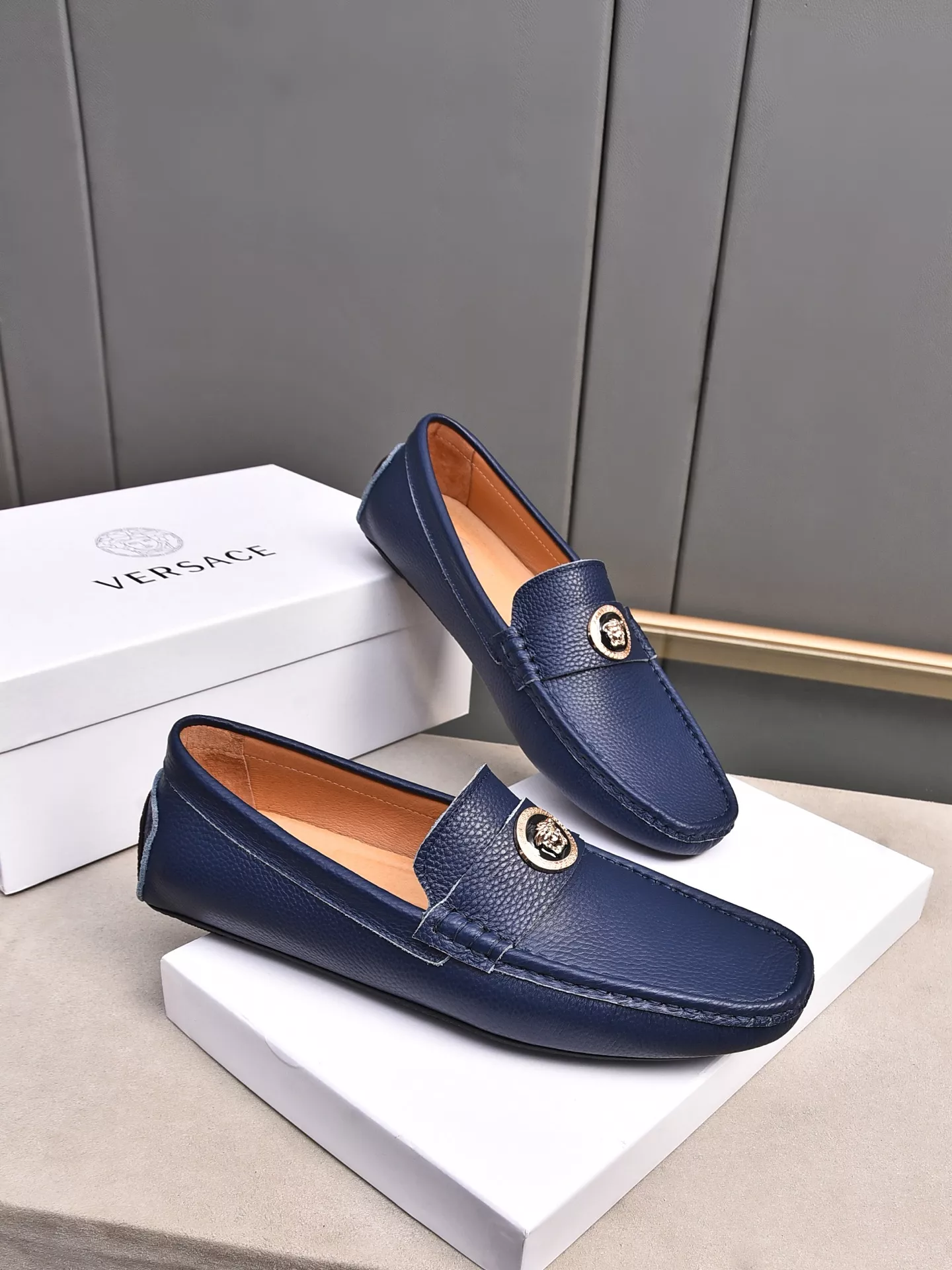 Popular 2330 Versace Leather Shoes For Men
