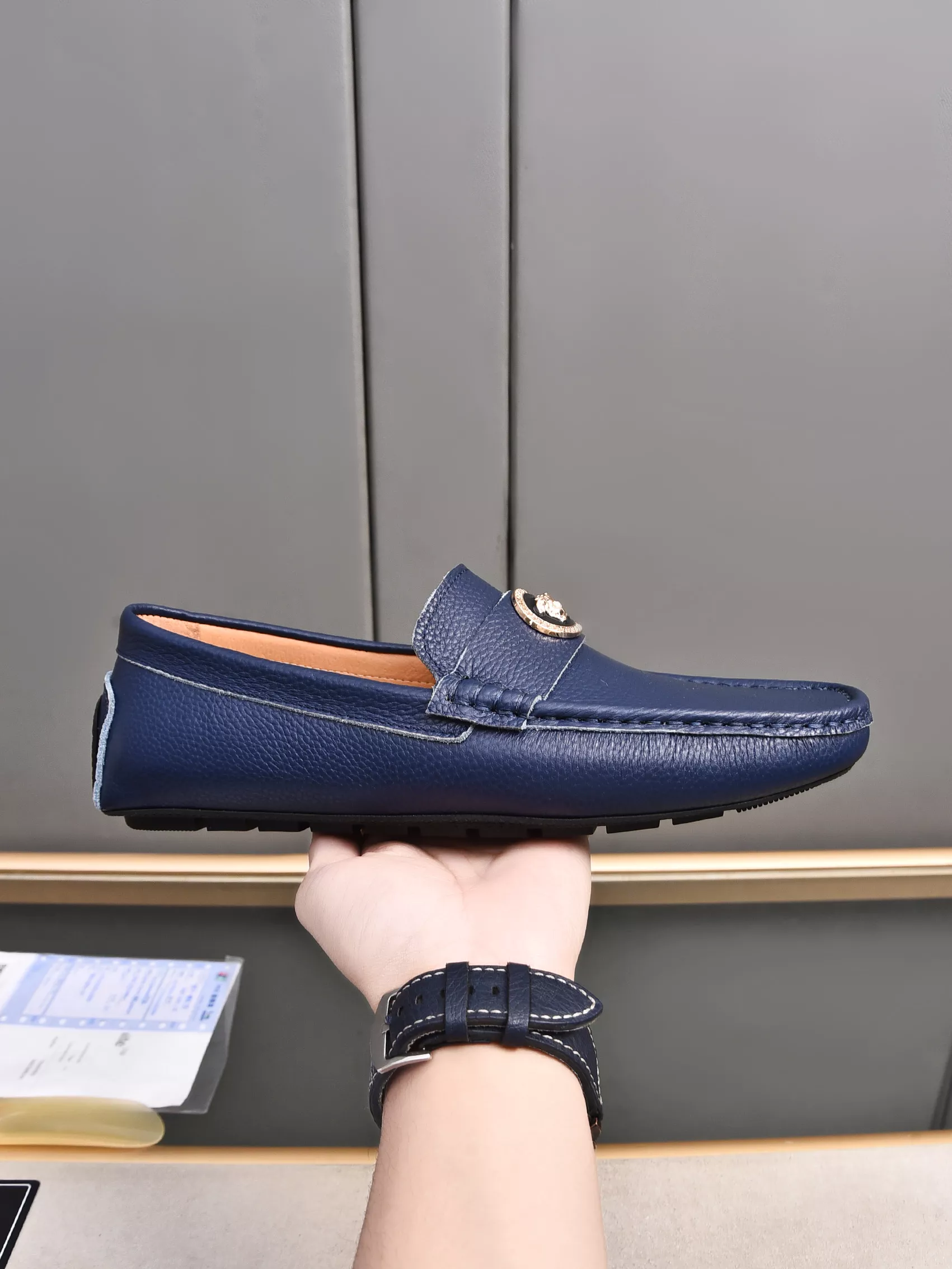 Popular 2330 Versace Leather Shoes For Men
