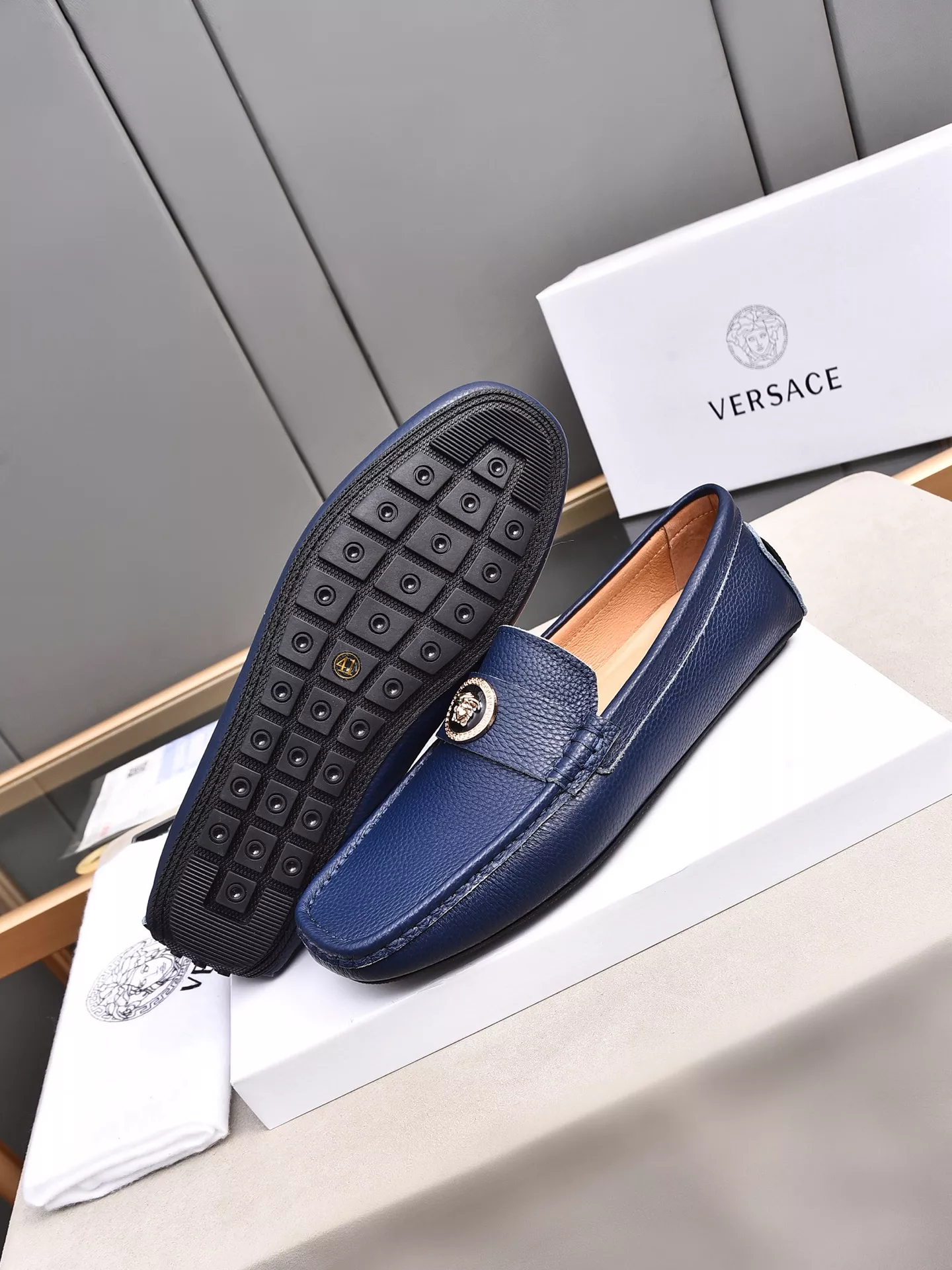 Popular 2330 Versace Leather Shoes For Men
