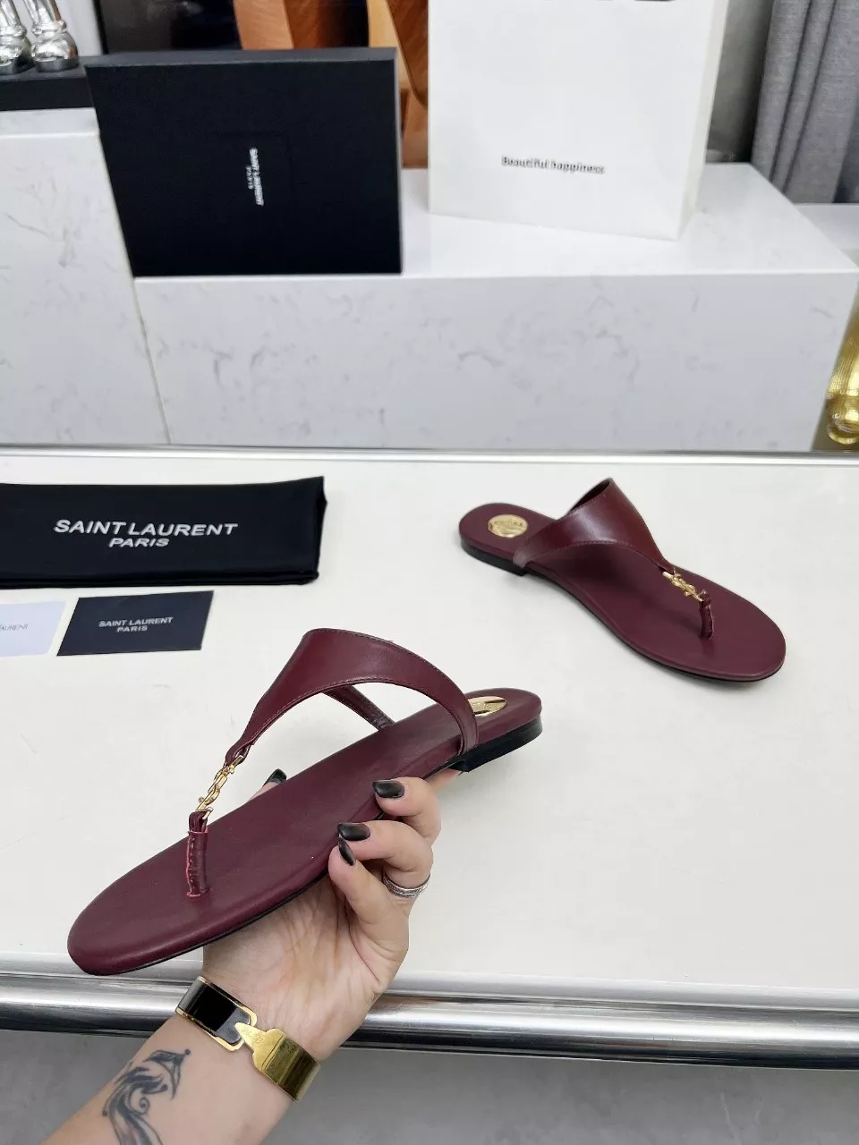 Popular 2430 Yves Saint Laurent YSL Slippers For Women