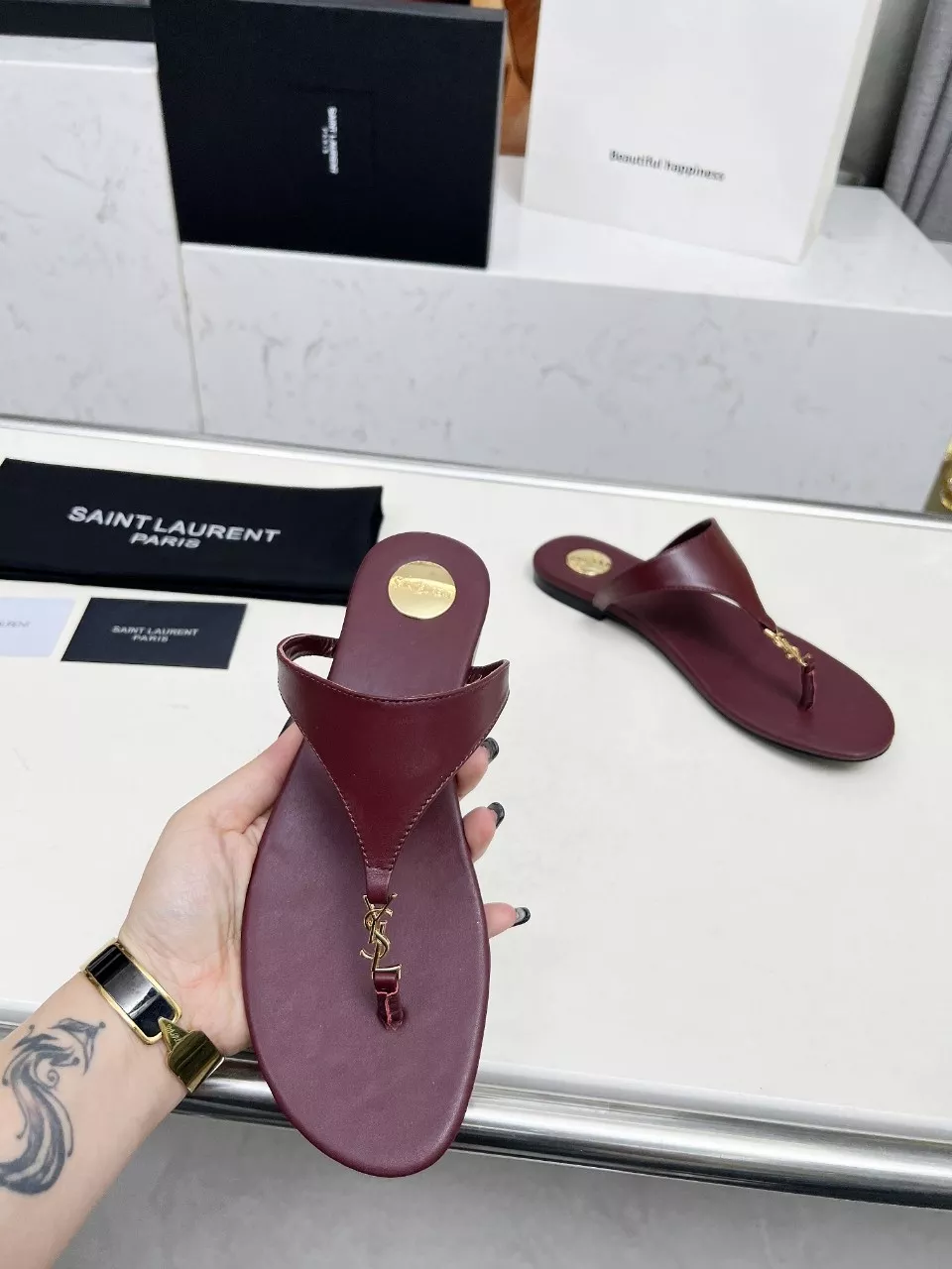 Popular 2430 Yves Saint Laurent YSL Slippers For Women