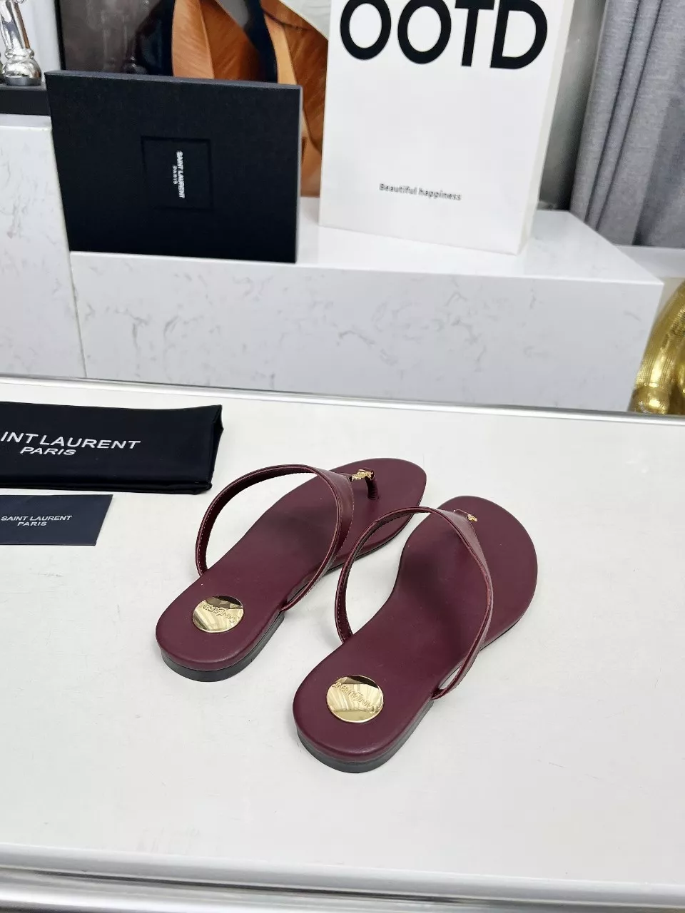 Popular 2430 Yves Saint Laurent YSL Slippers For Women