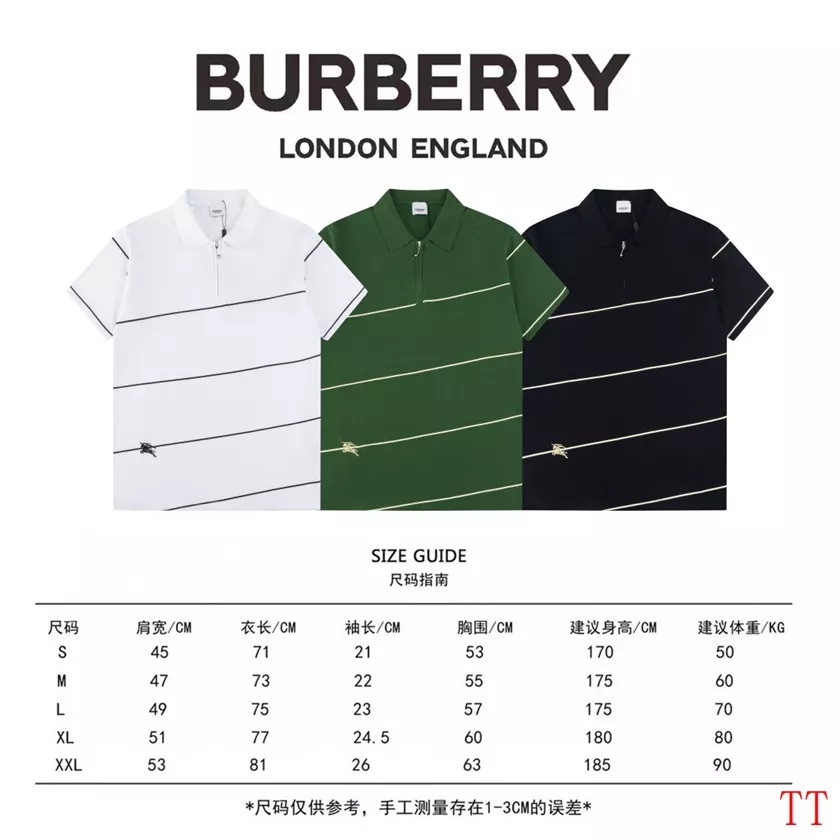 Popular 2549 Burberry T-Shirts Short Sleeved For Unisex