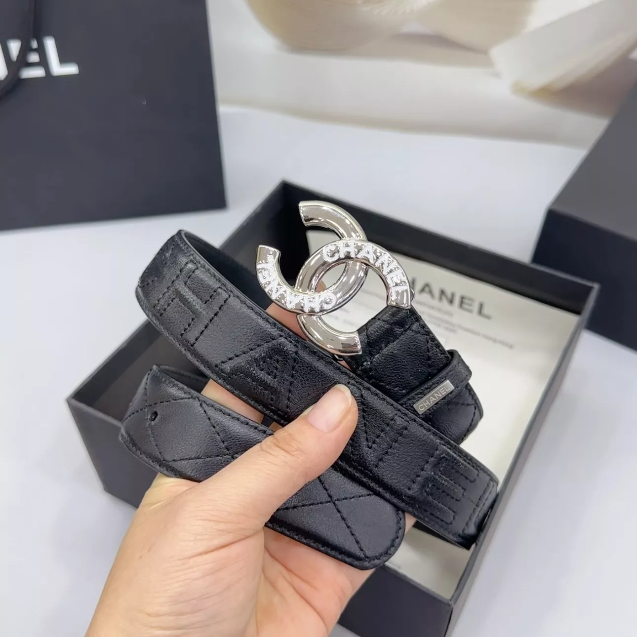 Popular 3248 Chanel AAA Quality Belts In 3.0cm For Women