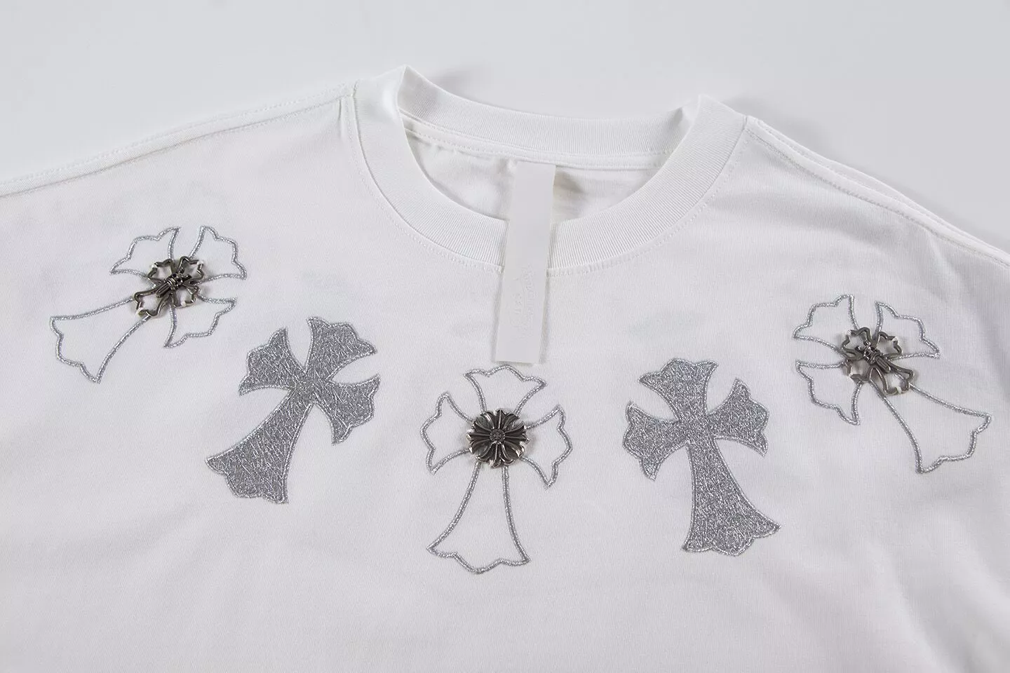 Popular 3371 Chrome Hearts T-Shirts Short Sleeved For Unisex