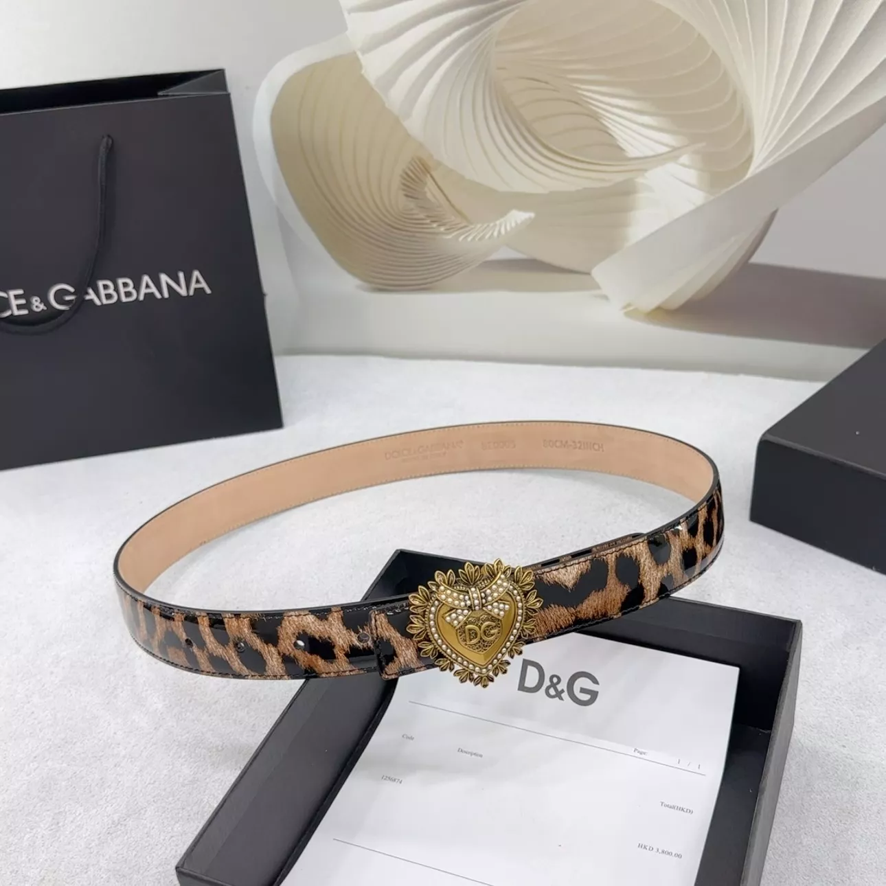 Popular 3948 Dolce & Gabbana D&G AAA Quality Belts In 3.0cm For Women