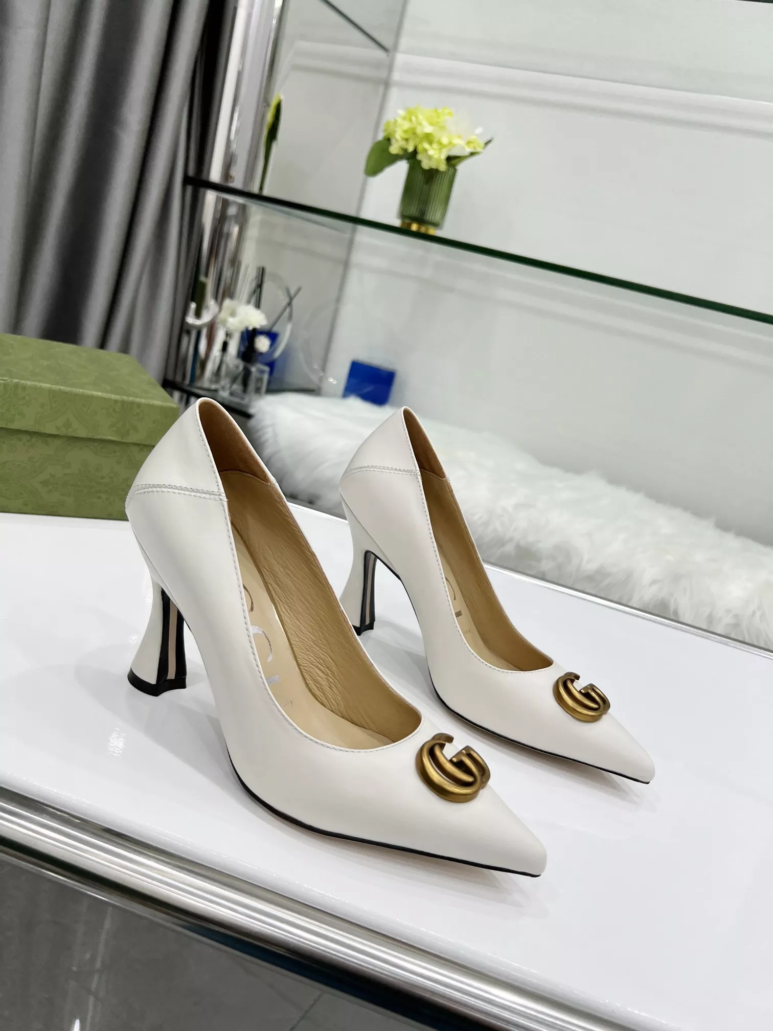 Popular 3954 Gucci High-Heeled Shoes For Women