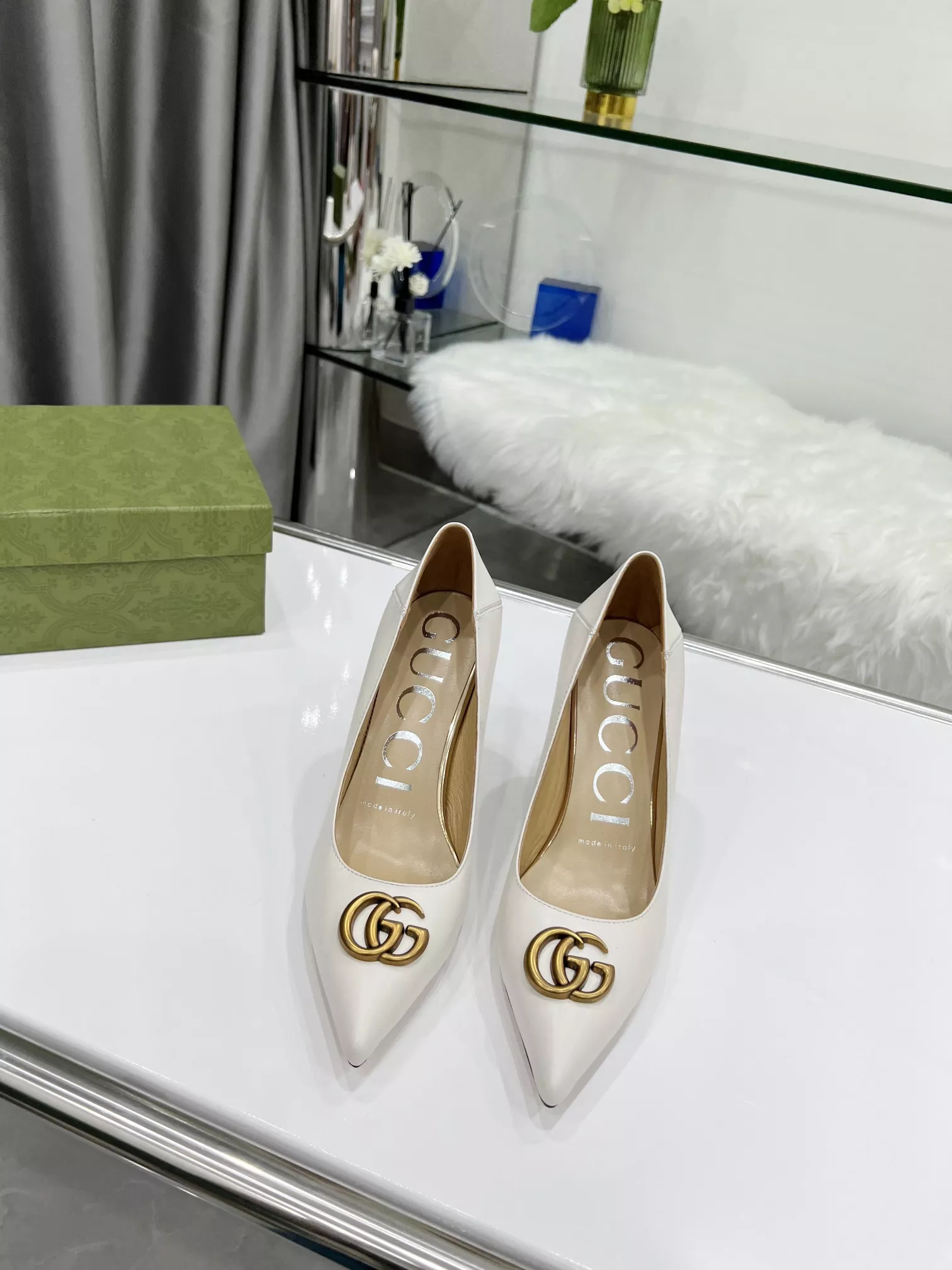 Popular 3954 Gucci High-Heeled Shoes For Women