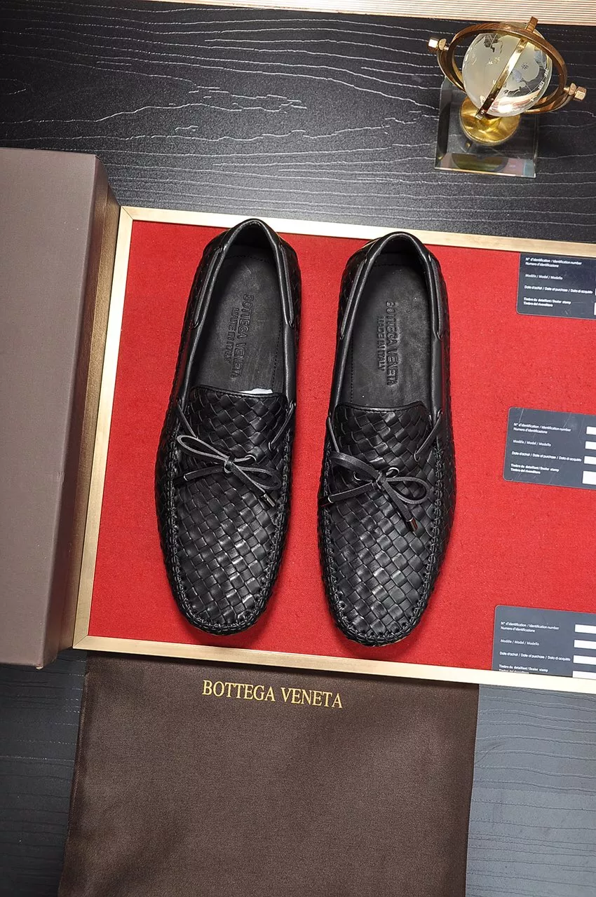 Popular 4001 Bottega Veneta BV Leather Shoes For Men