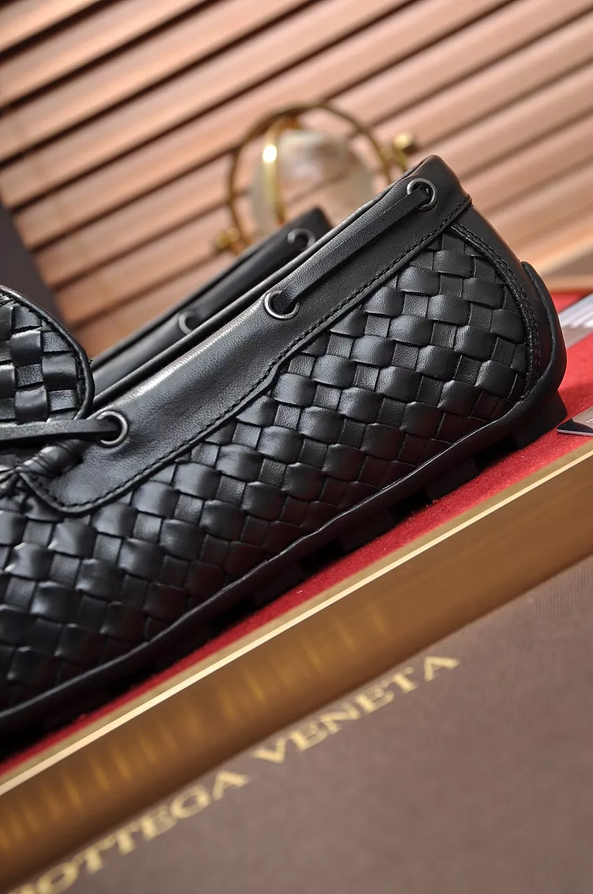 Popular 4001 Bottega Veneta BV Leather Shoes For Men