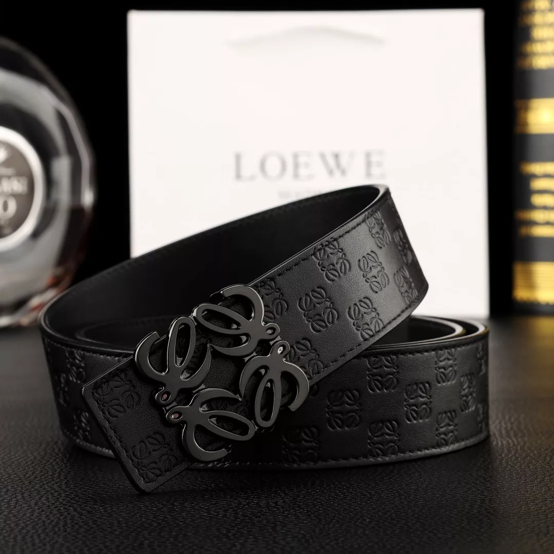 Popular 4120 LOEWE AAA Quality Belts In 3.8cm For Men