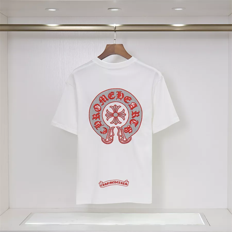 Popular 4798 Chrome Hearts T-Shirts Short Sleeved For Unisex