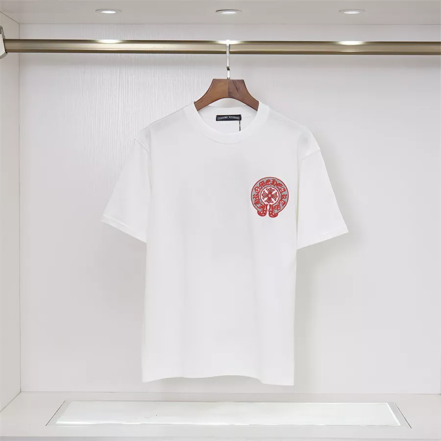 Popular 4798 Chrome Hearts T-Shirts Short Sleeved For Unisex