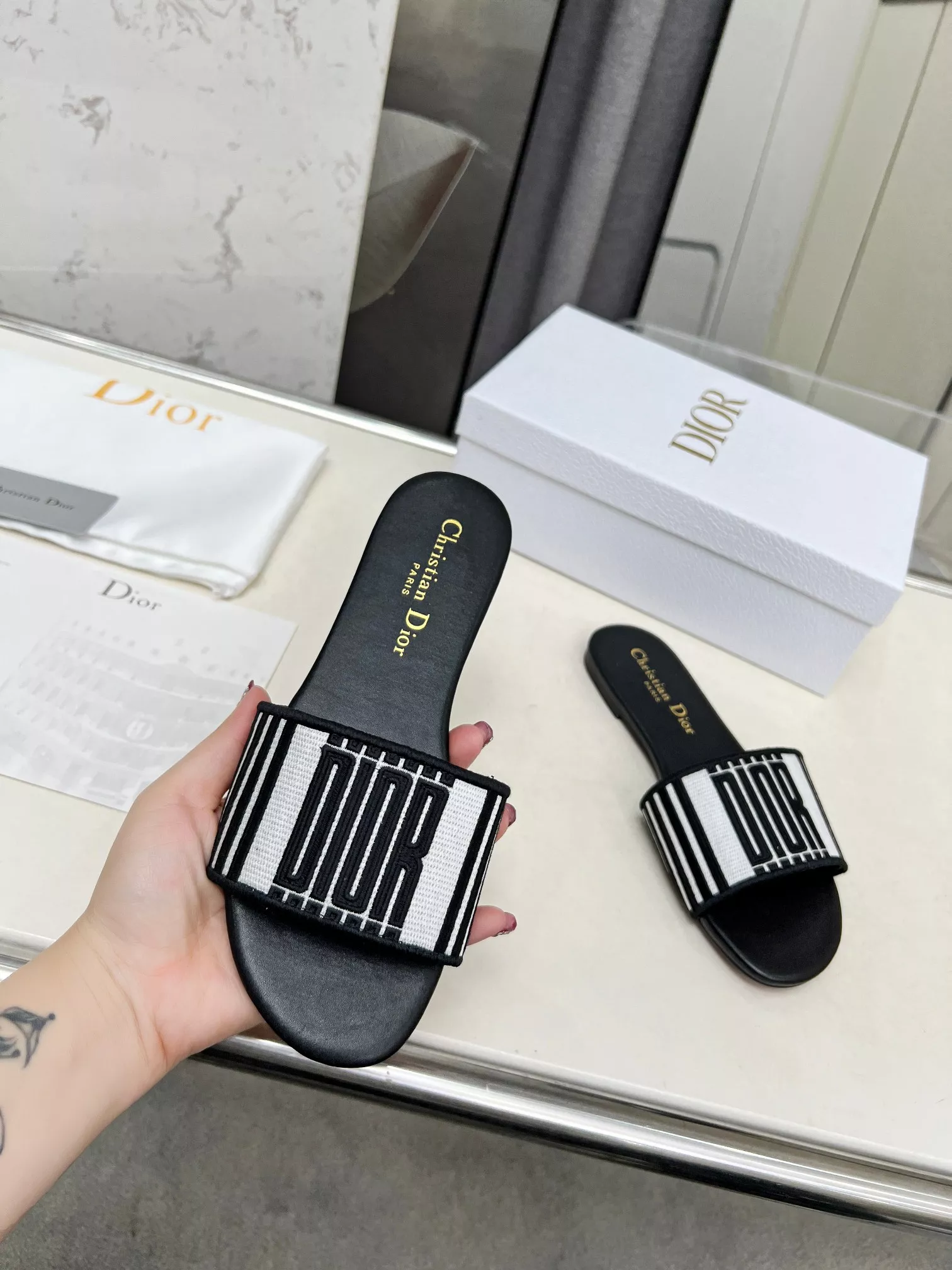 Popular 4812 Christian Dior Slippers For Women